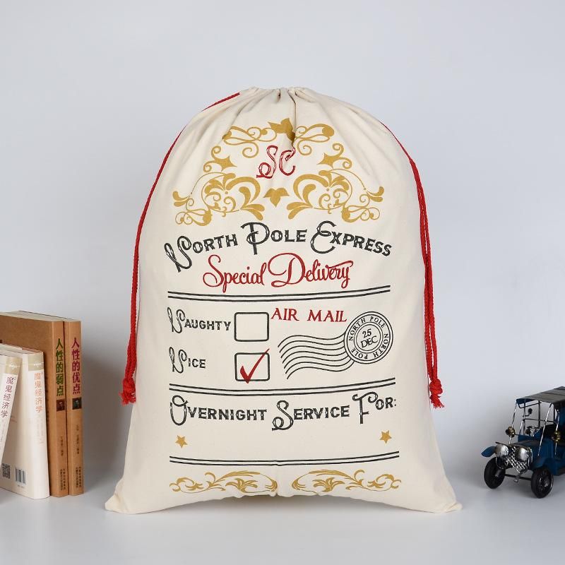 Sustainable Organic Cotton Bag with Drawstring for Eco Protection