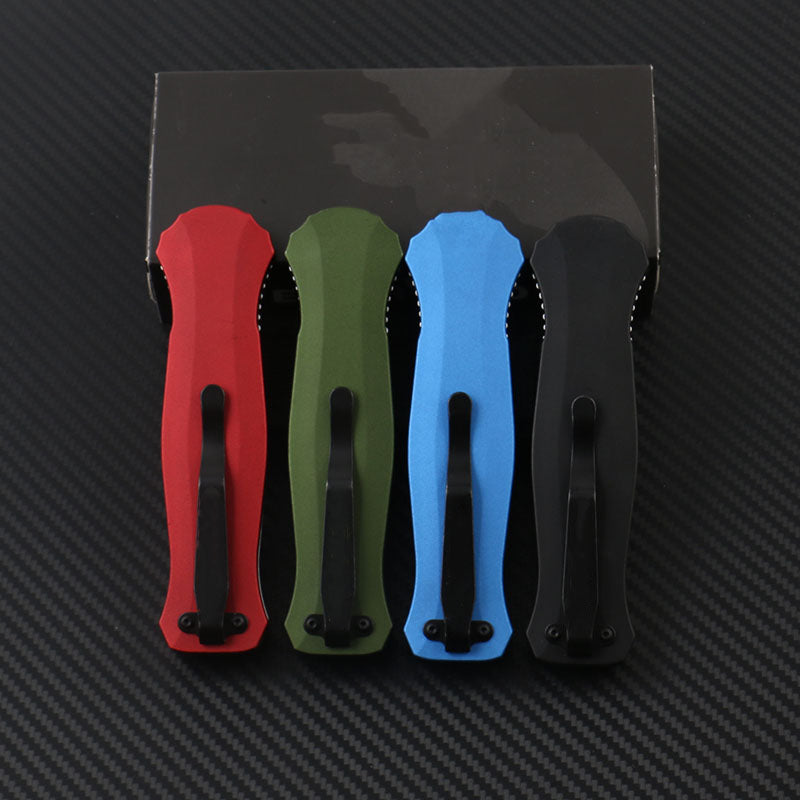 BM 3300 Tactical Knife EDC Self-Defense Tool with Aluminum Grip and D2 Blade