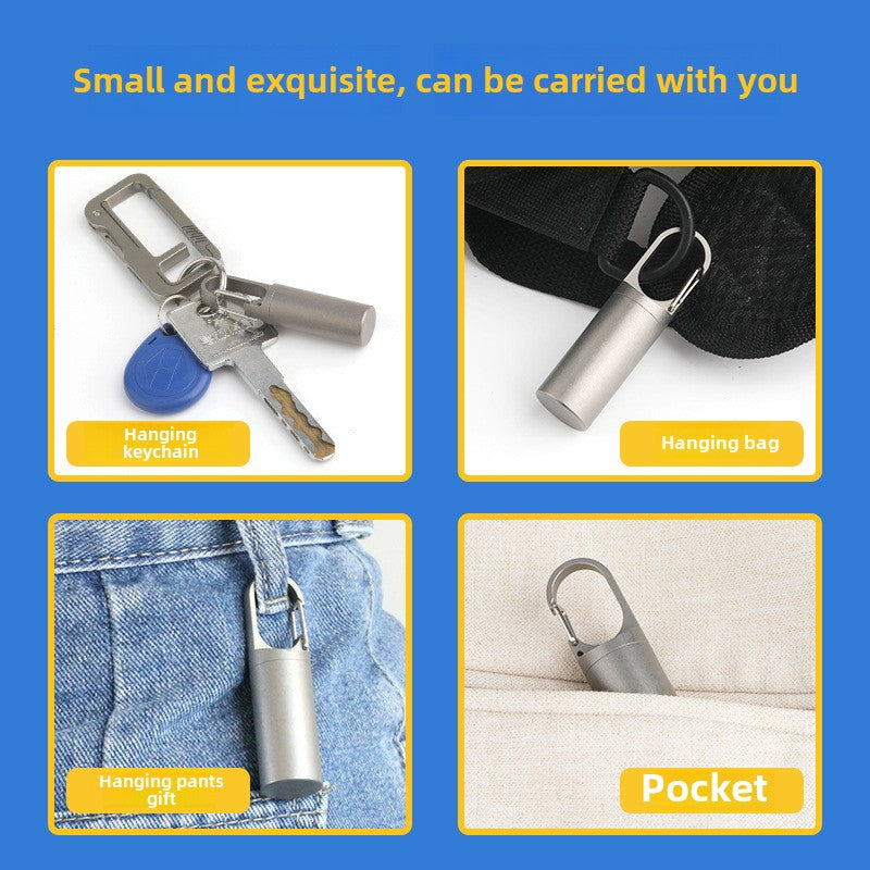 Convenient Keychain Pill Case for Daily Essentials
