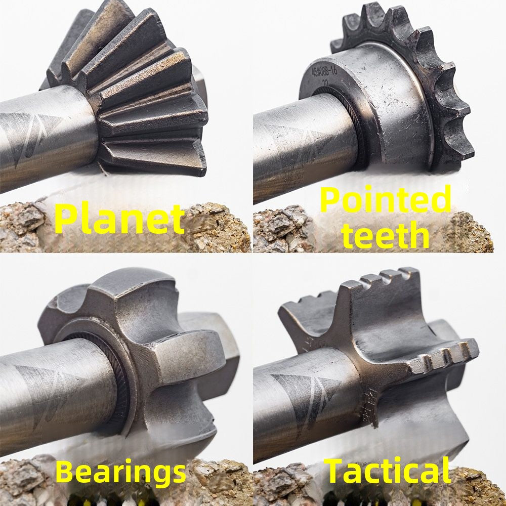 Rugged Bone Hammer Baton with Spikes for Maximum Impact