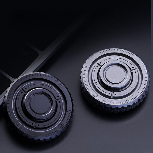 EDC Stainless Steel SpinRatchet Fidget Tool for Focus and Relaxation
