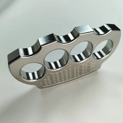 Solid Steel Knuckle Duster Tactical Emergency Defense Equipment