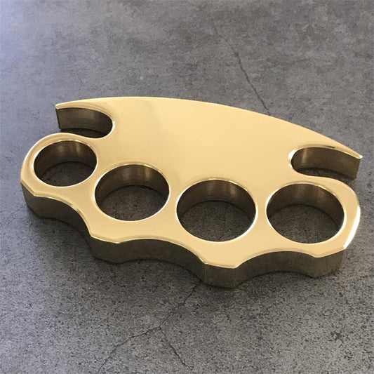 Brass Self-Defense EDC Knuckle Duster with Smooth Polished Surface