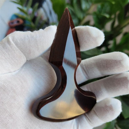 Hand-Polished Rosewood Thorn for Personal Protection