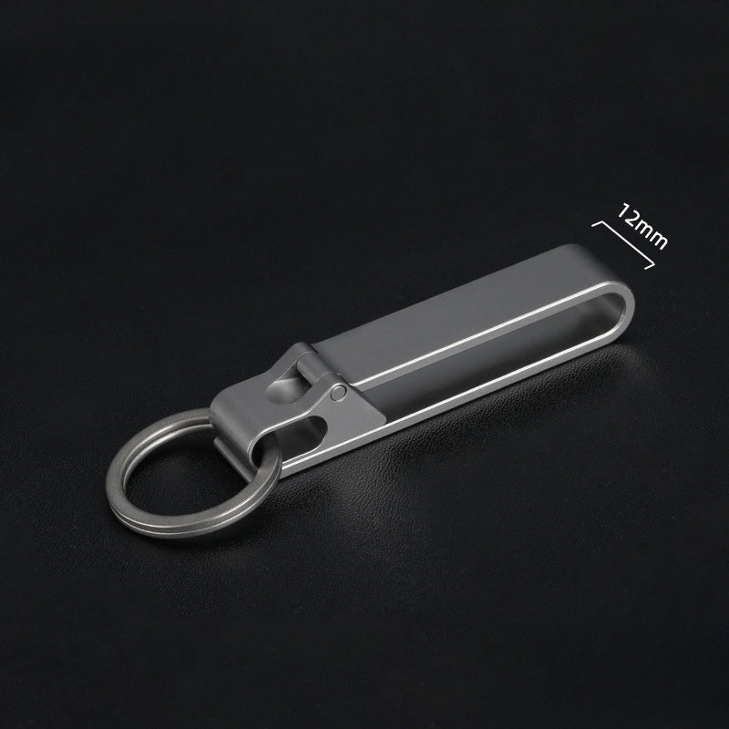 Lightweight Titanium Key Holder for Men Waist Clip and Sports Keychain