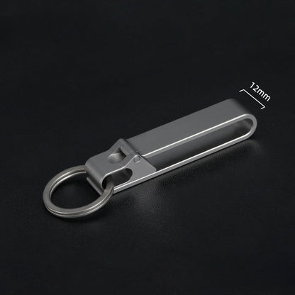 Lightweight Titanium Key Holder for Men Waist Clip and Sports Keychain