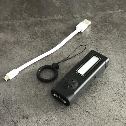 Self-defense Flashlight with Built-in Stun Gun Feature
