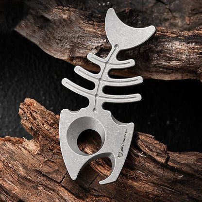 Titanium EDC Bottle Opener with Built-In Self-Defense Feature