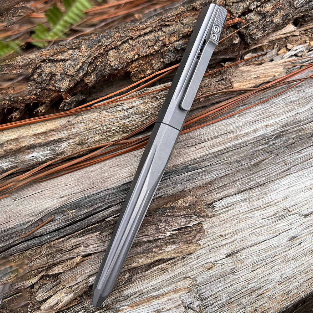 Multifunctional Geometric Titanium Tactical Pen