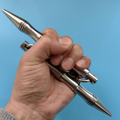 Portable Solid Steel Nunchaku Built for Effective Self-Protection