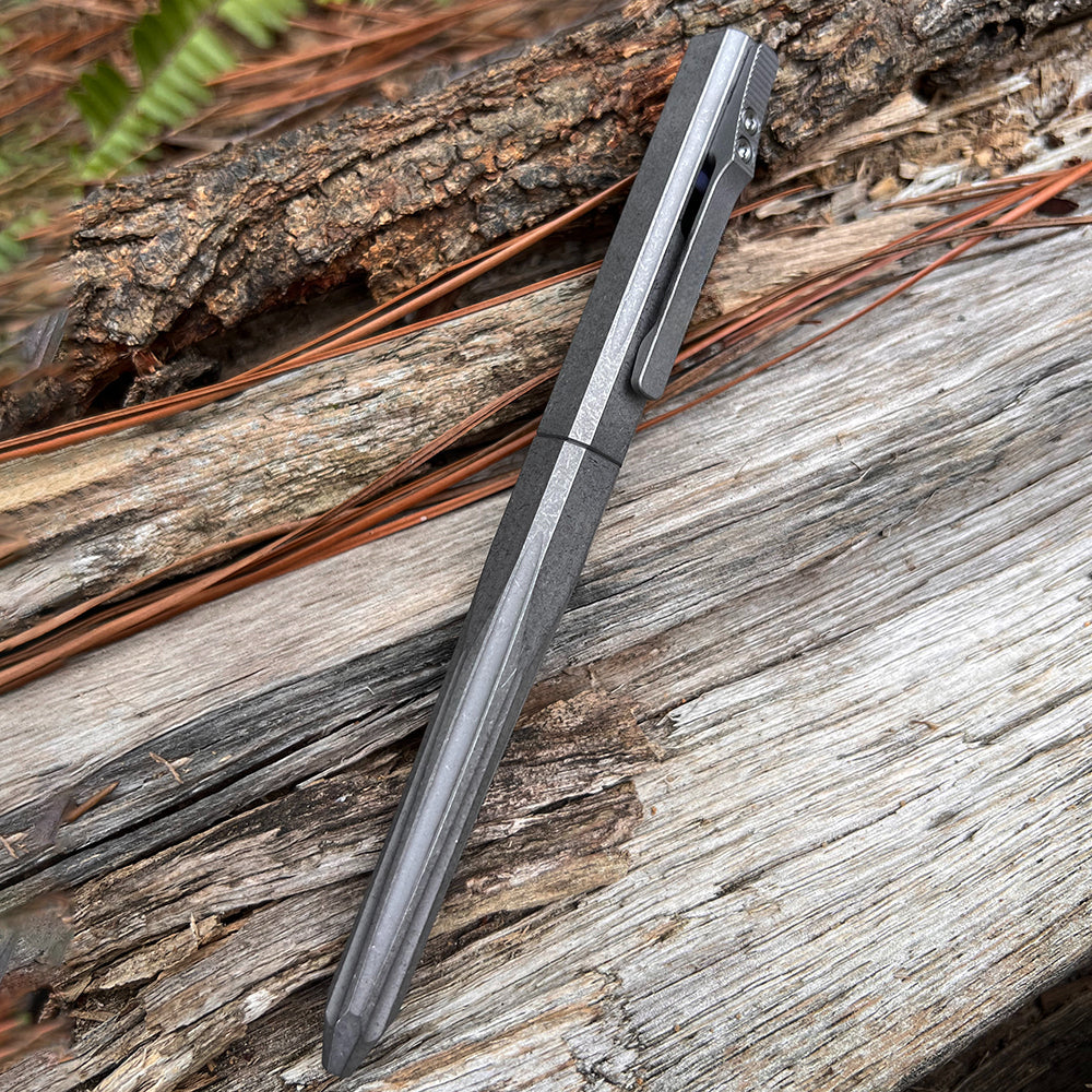 Multifunctional Geometric Titanium Tactical Pen