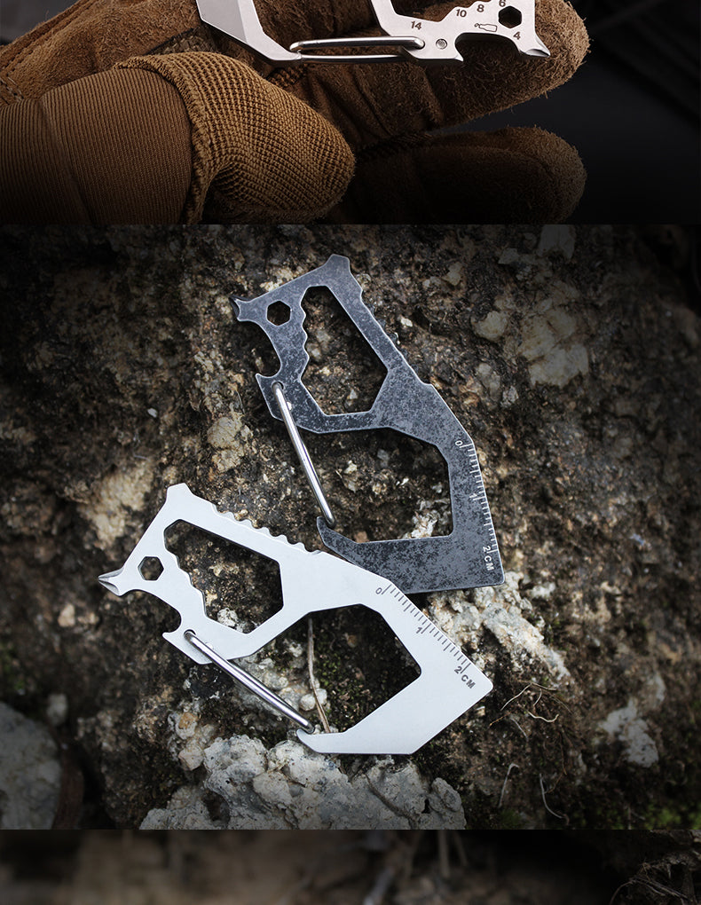 Stainless Steel Alpine Defender: Multi-Mount Safety Clip