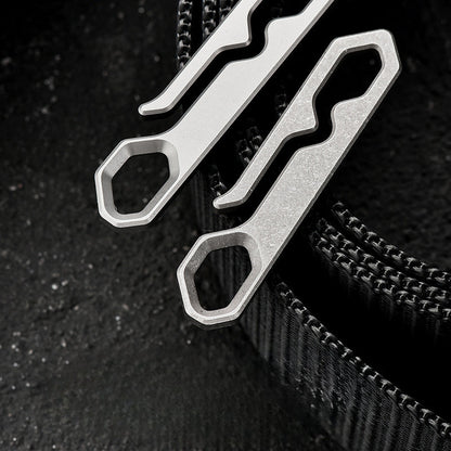 Titanium ClipMaster Multi-Functional Clip for Belt and Key Storage