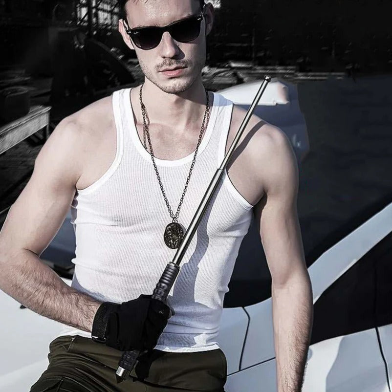 Portable Self-defense Baton with Expandable Features