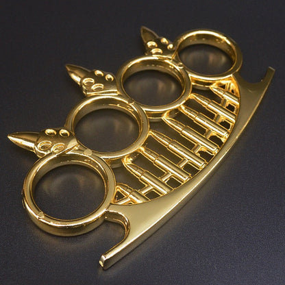 Four-Finger Bullet Head Knuckle Tool for Self-Defense