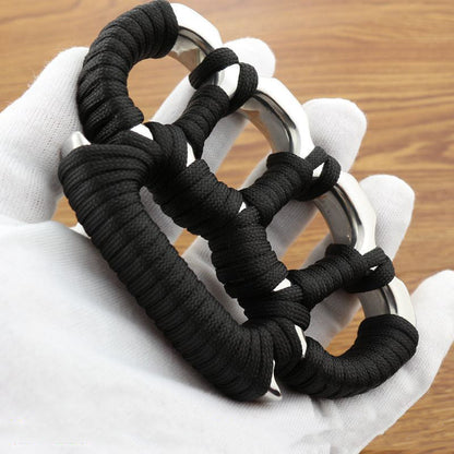 Thickened Solid Steel Knuckle Duster Tactical EDC Tool for Safety