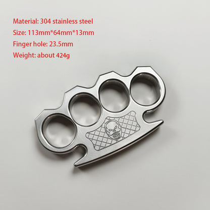 Solid Steel Knuckle Duster Tactical Emergency Defense Equipment