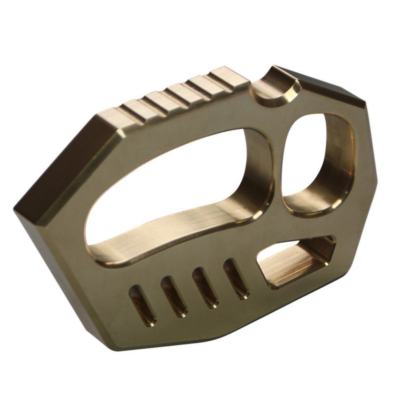 Solid Brass Finger Buckle Self-Defense Window Breaker EDC