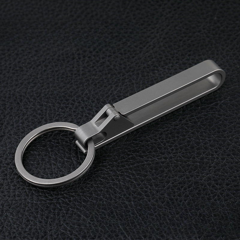 Lightweight Titanium Key Holder for Men Waist Clip and Sports Keychain
