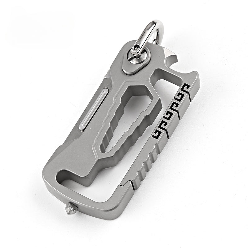 Titanium MultiTool Keychain