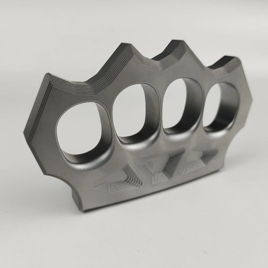 Self-Defense EDC Gear Solid Integrated Steel Knuckle Duster