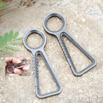 Titanium MultiTool Carabiner Keychain