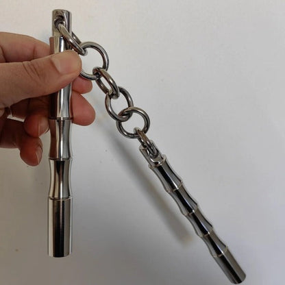 Solid Steel Mini Stick Designed for Self-Defense Applications