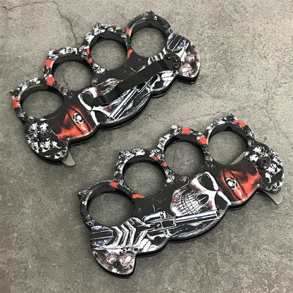 Stainless Steel Outdoor Knuckle Knife for Self-defense and Camping