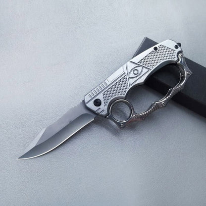 Knuckle Folding Knife for Outdoor Self Defense EDC Pocket Tool