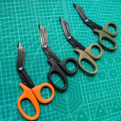 Durable Stainless Steel Scissors for Outdoor Survival and First Aid