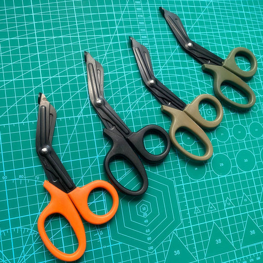 Durable Stainless Steel Scissors for Outdoor Survival and First Aid