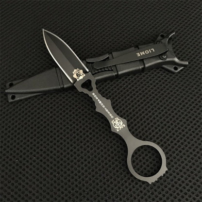 Liome Fixed Blade Tactical Knife for Outdoor Hunting and Camping Needs