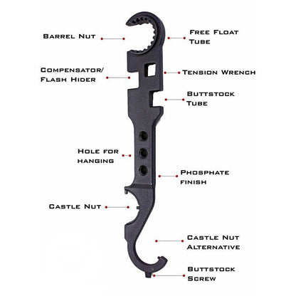 CampWrench Outdoor Multi-Use Combination Wrench