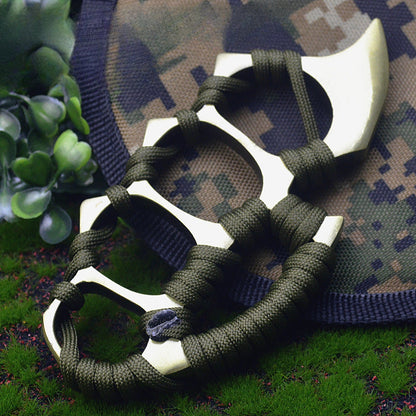 Compact Zinc Alloy Knuckle Duster with Bottle Opener and Strap for EDC