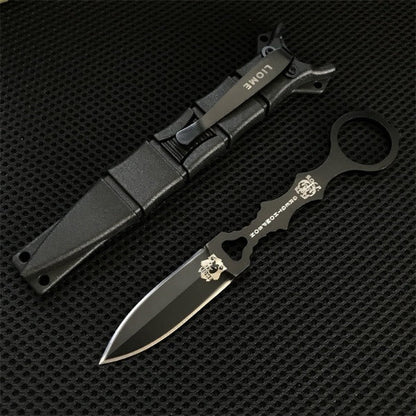 Liome Fixed Blade Tactical Knife for Outdoor Hunting and Camping Needs