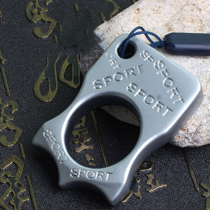 TigerFist Self-Defense Tool with Metal Knuckle Duster and Four-Finger Design