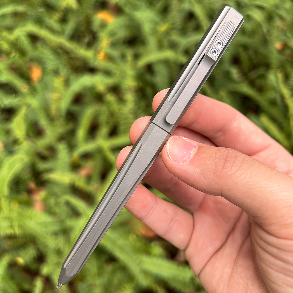 Multifunctional Geometric Titanium Tactical Pen