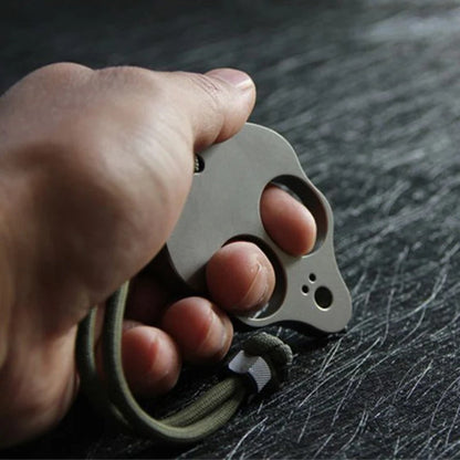 Alien Inspired Titanium Knuckle Duster Portable Self-Defense Gear