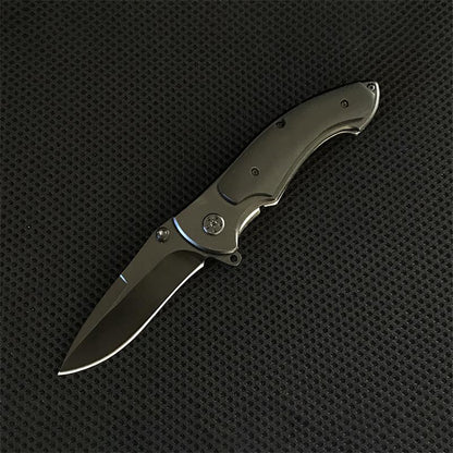 Folding Knife with Durable Wooden Handle for Everyday Self-defense