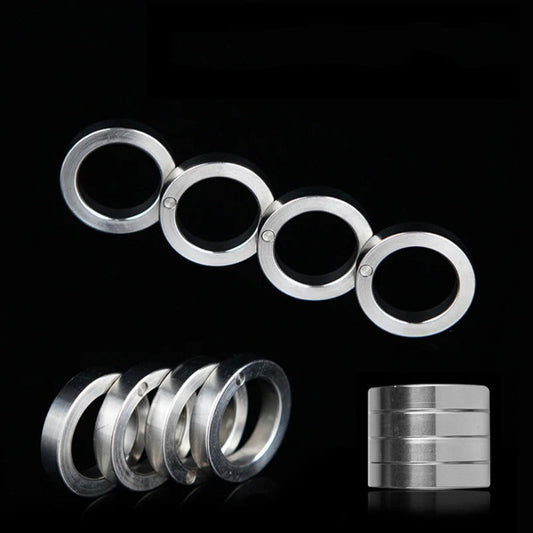 Steel Self-defense Knuckle Duster with Four Finger Design