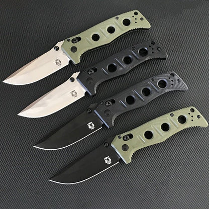 Liome G10 Grip Folding Knife for Outdoor Survival and Everyday Carry
