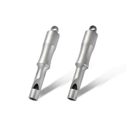 Titanium Waterproof Emergency Whistle with Storage for Multi-function Outdoor Use
