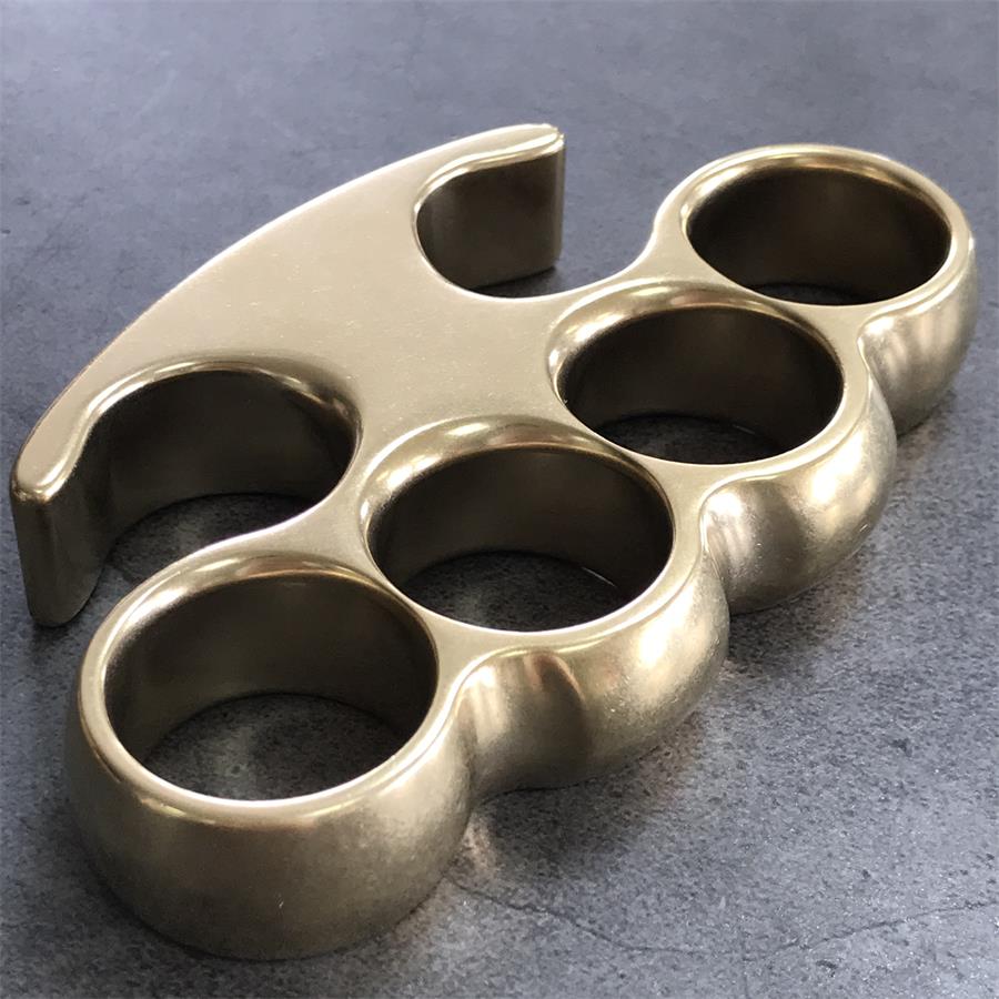 Timeless Style Stonewashed Brass Knuckle Duster
