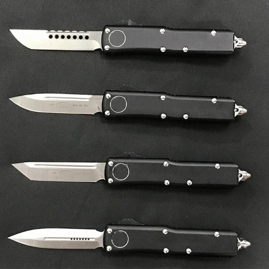 Aluminum Handle Survival Knife Tactical Outdoor Defense Camping Pocket Gear