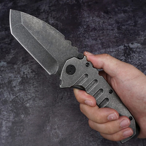 G10 Handle Tactical Folding Knife with 9cr18mov Blade for Outdoor Camping Gear