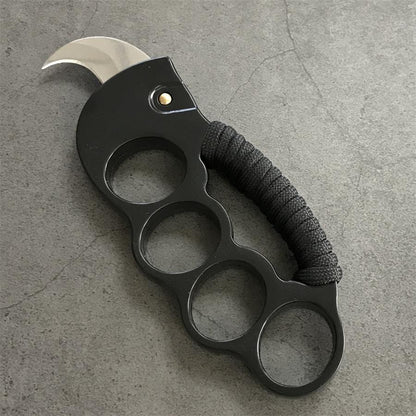 EDC Knuckle Duster Knife Set Multi-Purpose Self-Defense Tool
