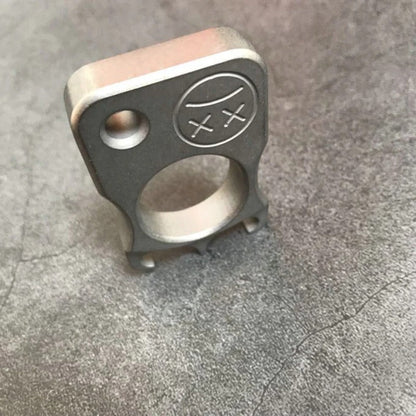 TitanGuard Titanium Alloy Self-Defense Knuckle Duster and Window Tool