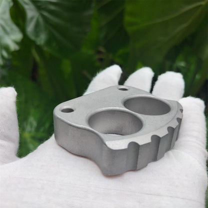 Portable Steel Knuckle Duster for Self-Defense and Everyday Carry Use 