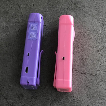Self-defense Flashlight with Built-in Stun Gun Feature