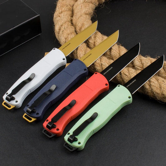 Carbon Fiber Nylon Tactical Knife for Pocket Carry Outdoor Hunting Adventures